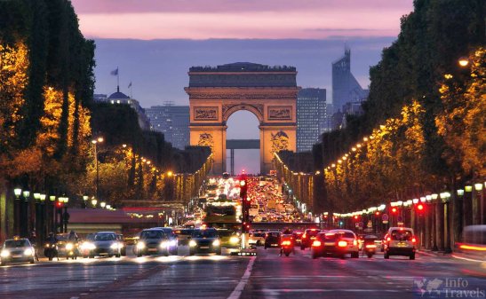 Триумфальная арка. Париж. Лучшие места во Франции