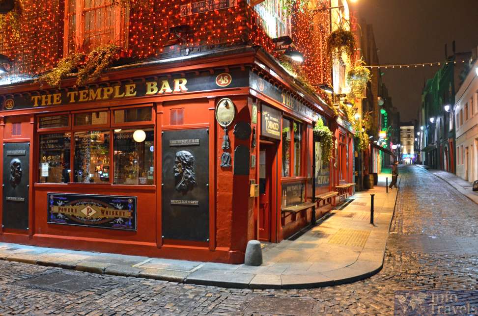 Темпл-Бар в топ 9 лучших достопримечательностей Дублина